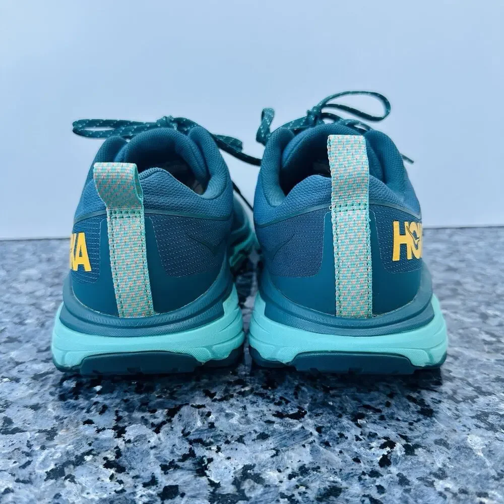 Hoka One Challenger ATR 6 Shoes Womens SZ 9.5 D Green Running Sneakers Deep Teal